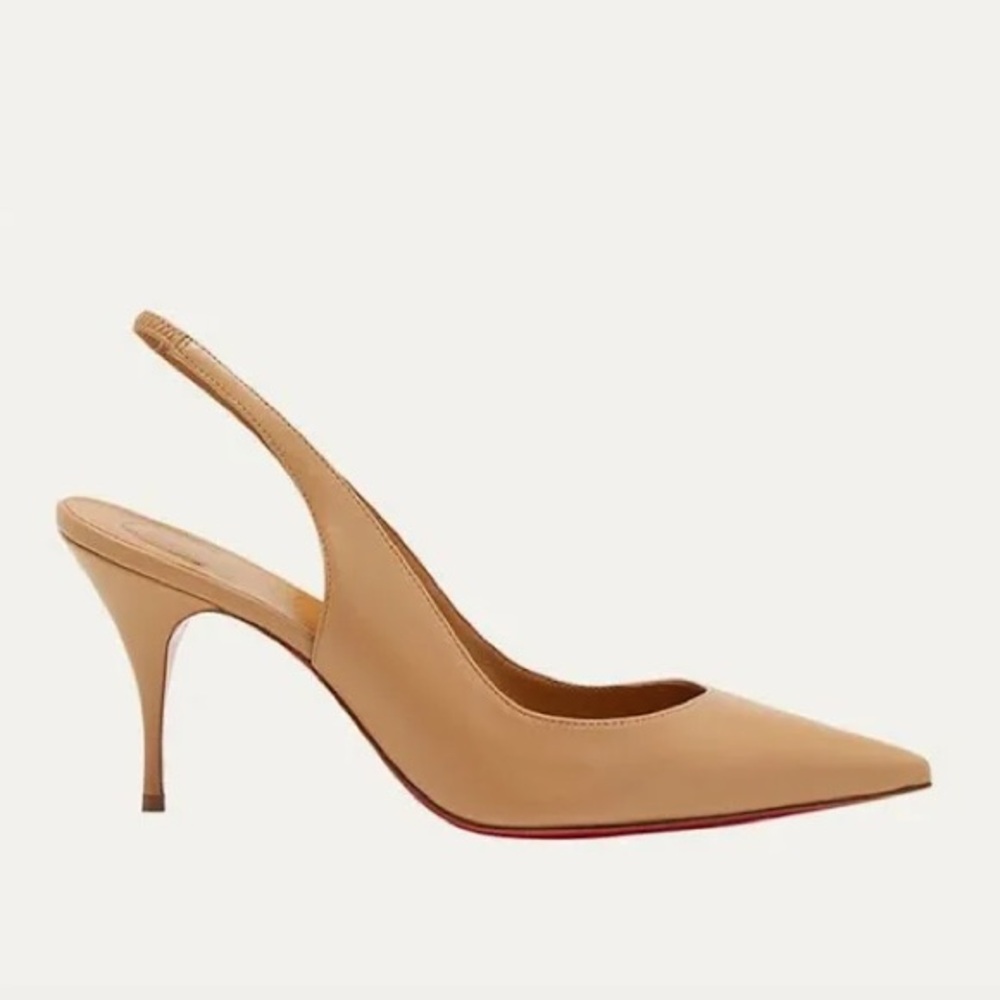 Christian Louboutin Nappa Clara Sling Back heel